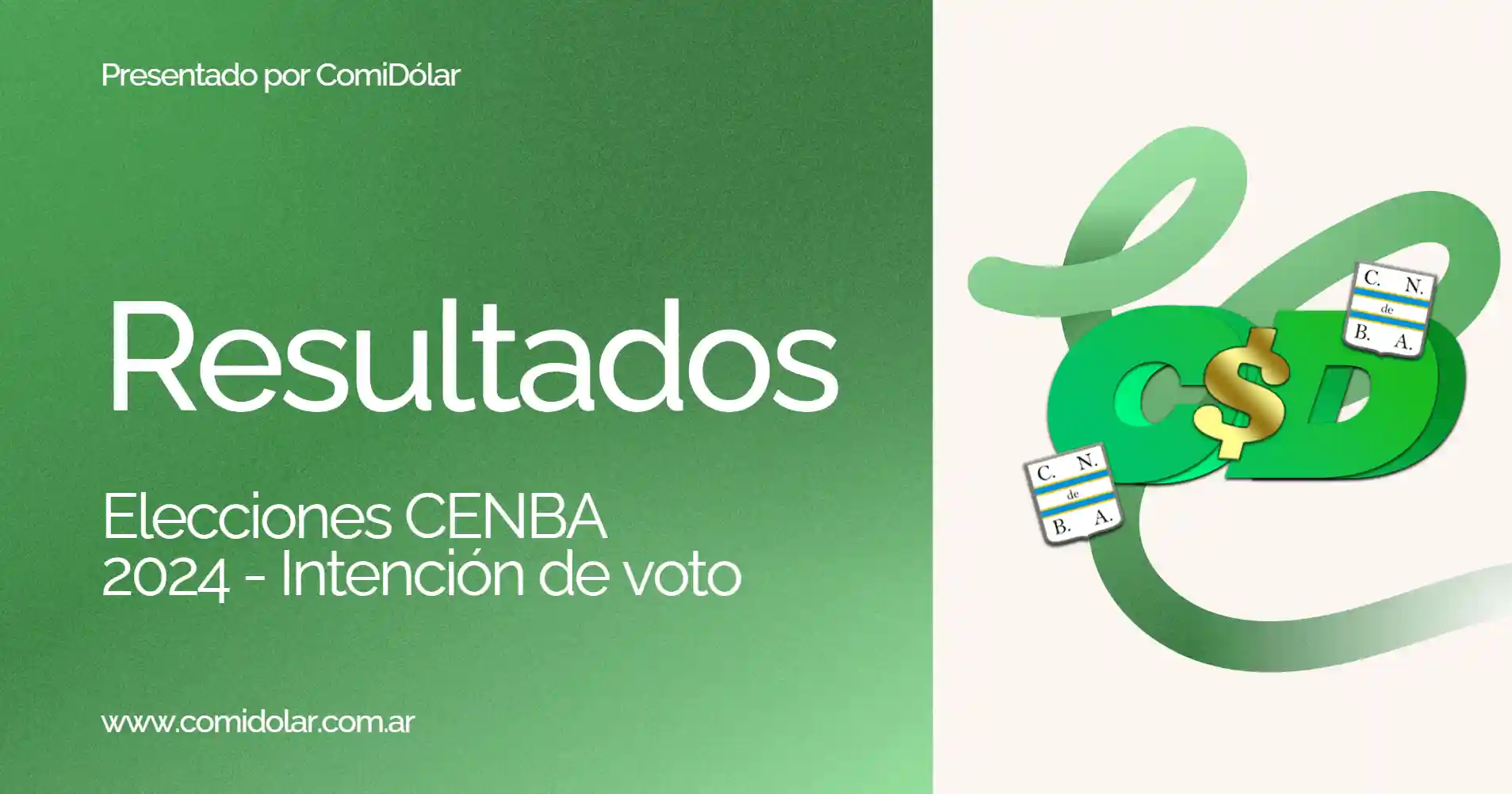 Resultados Encuestas Elecciones del CENBA 2024 - ComiDolar