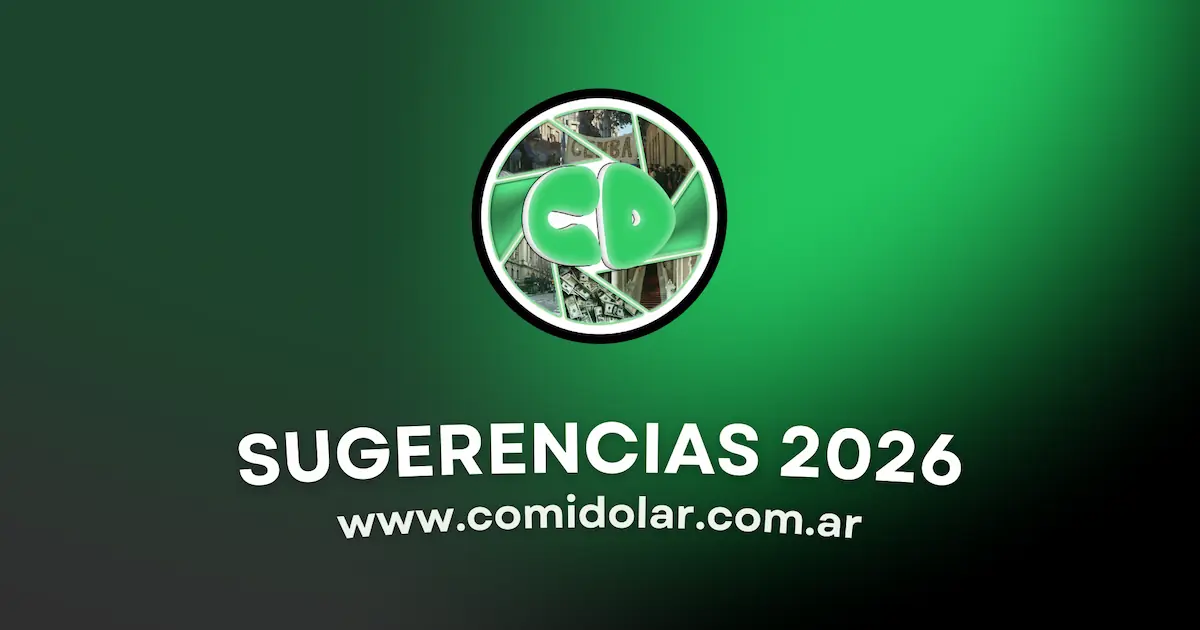Dejá tu sugerencia para ComiDólar 2026 - ComiDolar